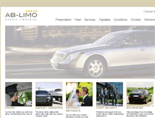 Tablet Screenshot of ab-limo.ch
